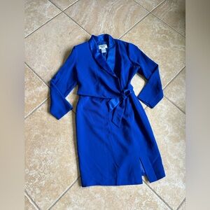 Vintage Plaza South Royal blue dress